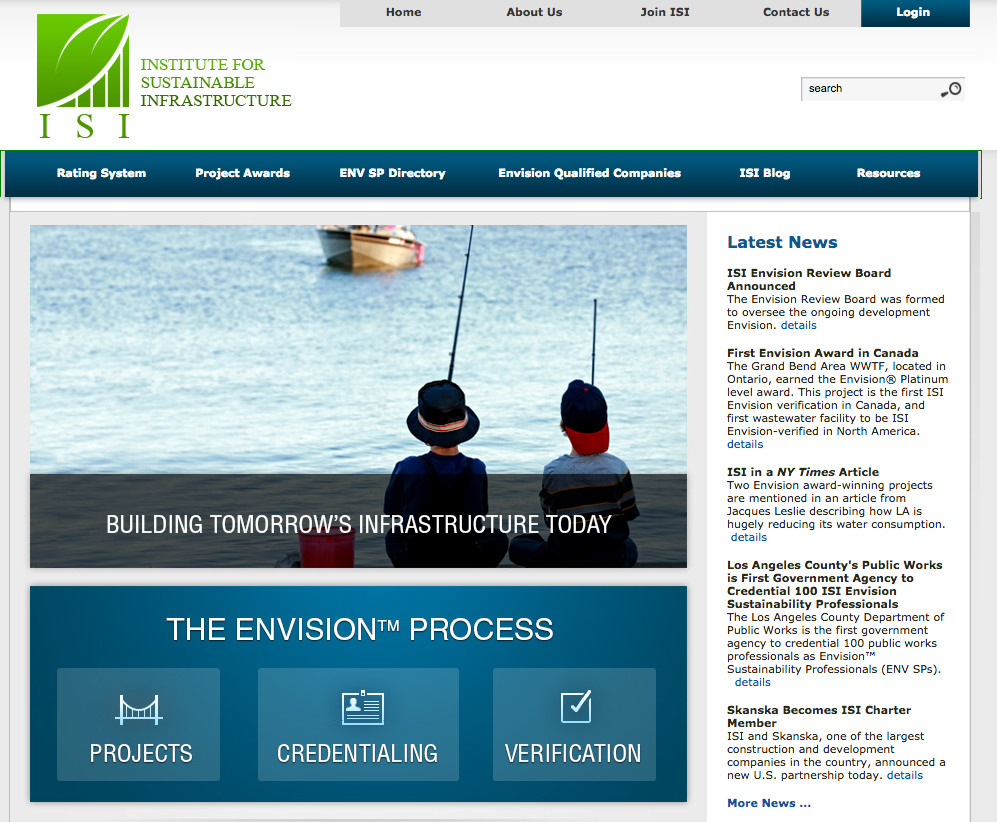 Institute for Sustainable Infrastructure (Envision Program)