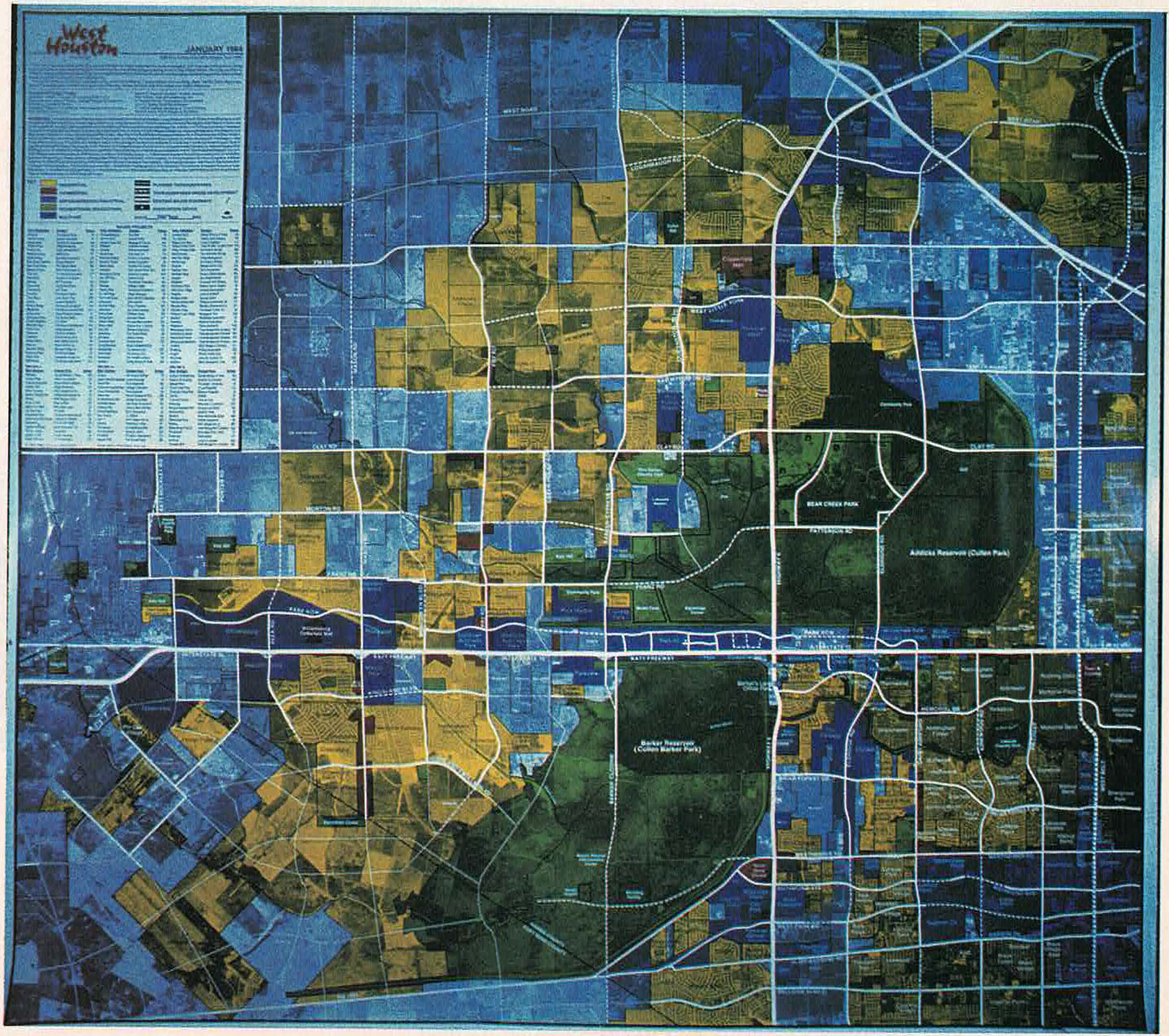 1980 – WHA’s First Development Map & Economic & Demographics Report